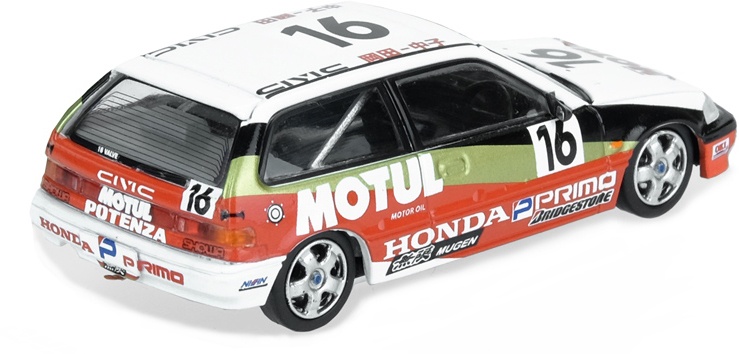 大切な人へのギフト探し Honda HLJ.com | 1988 JTC MOTUL MUGEN #16 Gr.A EF3 Civic ミニカー