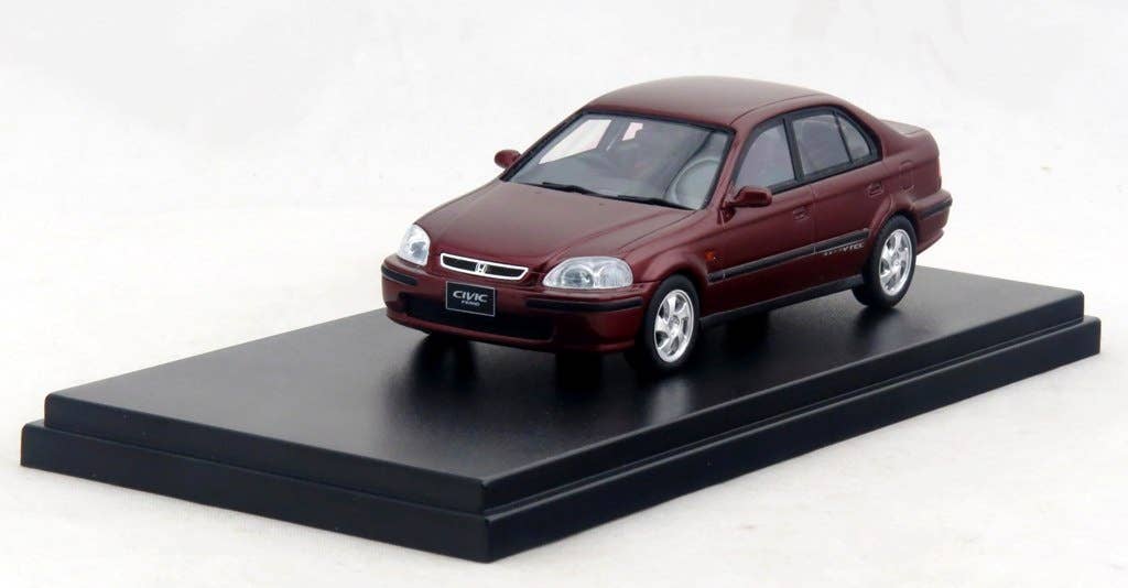 Hi-Story Honda シビックSIR-Ⅱ　1/43 Honda Civic Ferio Si II (1996) Matador Red Pearl | HLJ.com
