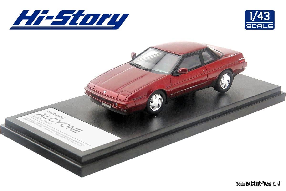 ミニカー SUBARU ALCYONE 1/43 Hi-Story SUBARU ALCYONE 2.7VX (1987) Deep Red Mica | HLJ.com