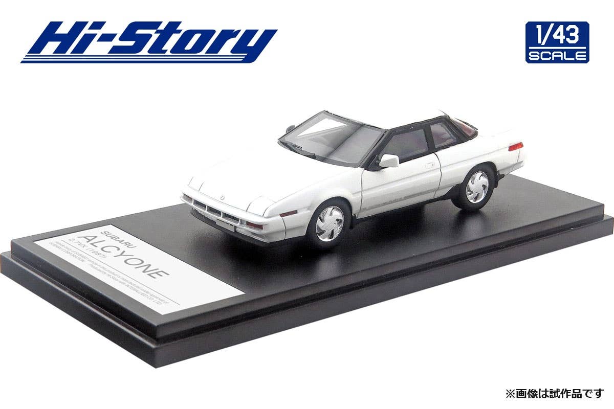 ミニカー SUBARU ALCYONE 1/43 Hi-Story SUBARU ALCYONE 2.7VX (1987) Pearl White Mica | HLJ.com
