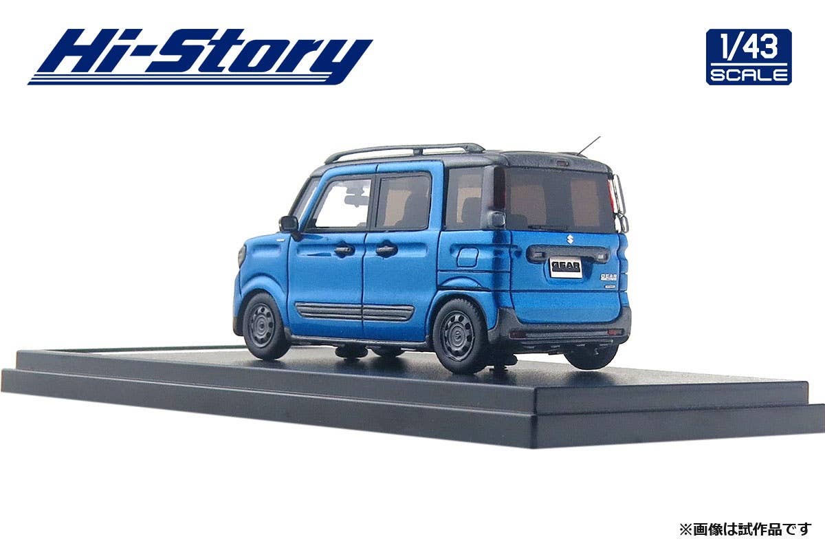 Suzuki Spacia Gear Hybrid XZ Turbo (2019) Blisk Blue Metallic Gun
