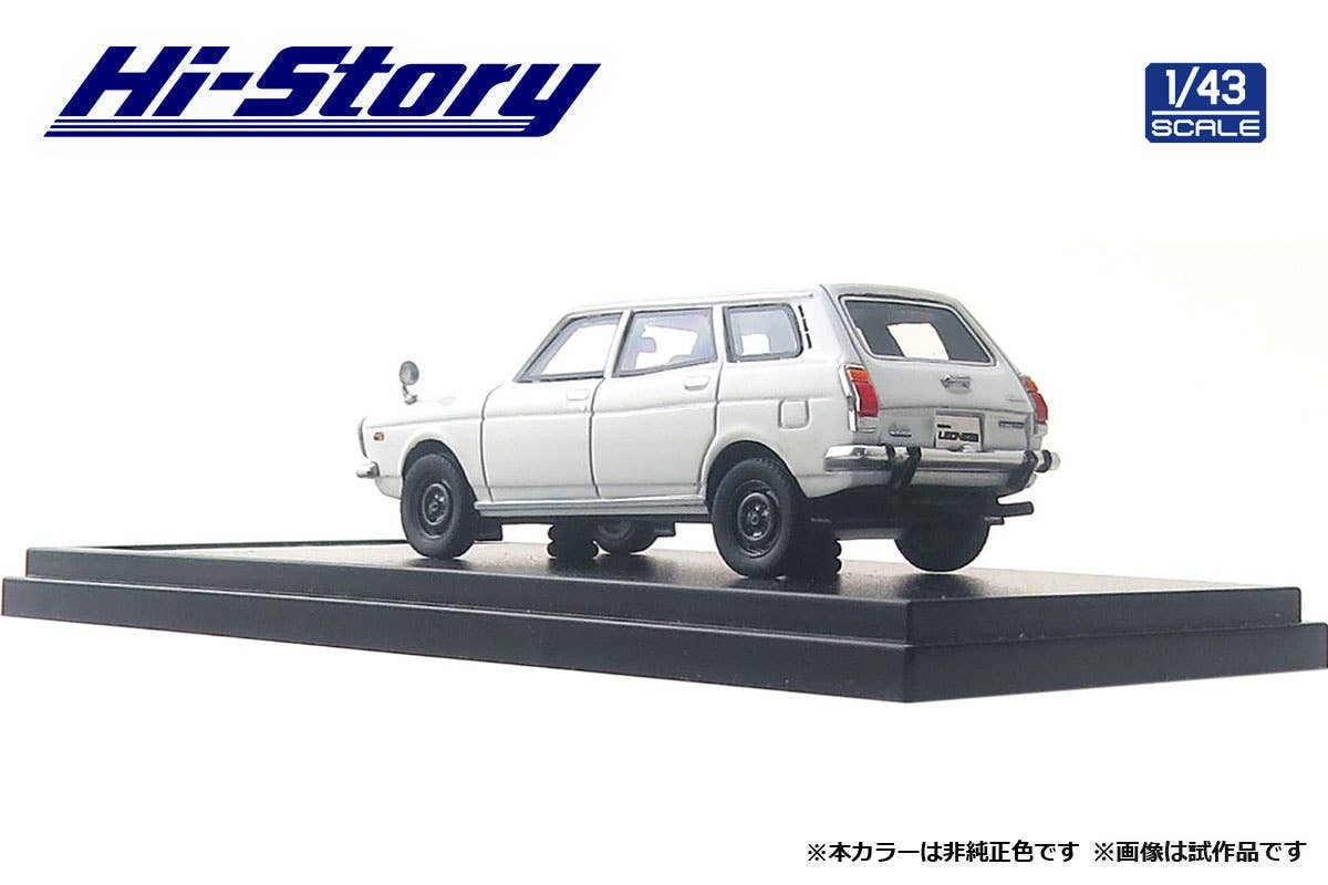 ミニカー SUBARU LEONE ESTATE VAN 4WD 1972 Subaru Leone Estate Van 4WD (1972) White (Customized color) | HLJ.com