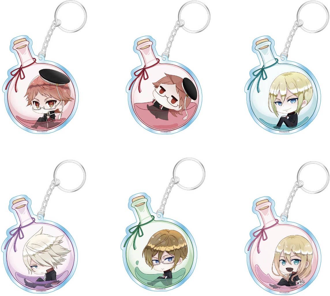 The Royal Tutor Lab Flask Series Acrylic Keychain Collection 1Box