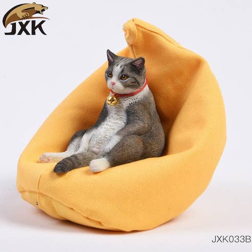 JXK-033B Lazy Cat with Sofa B (Ash)