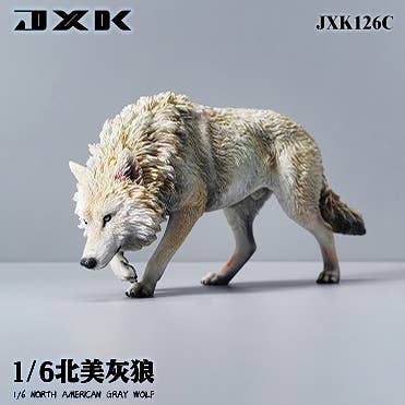 WOLF JXK-126C North American Gray Wolf Statue C White | HLJ.com
