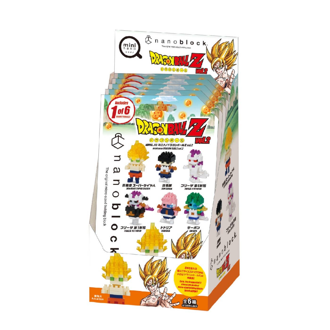 NBMC_40 Mini Nano Dragon Ball Z Vol.2: 1Box (6pcs) | HLJ.com