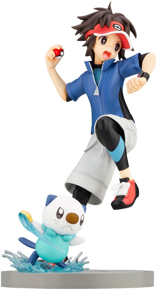 Pokemon Nate with Oshawott ARTFX J Statue