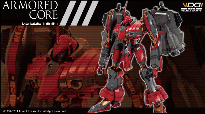 Kotobukiya V.I. Series 1/72 Nineball Seraph Plastic Model (Armored Core) -  Plaza Japan