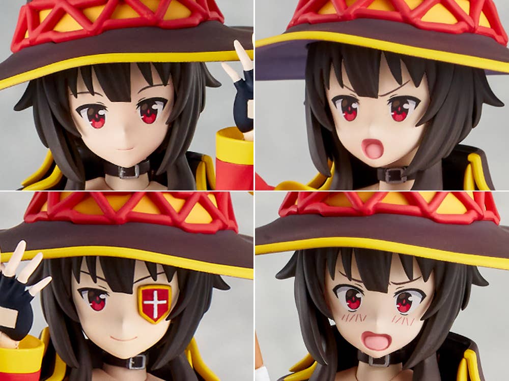 thumbnail image 2 of Anime Megumin/Aqua Action Figure - Konosuba PVC Collectible Statue, Desktop Decoration, 10cm/20cm 2 of 13