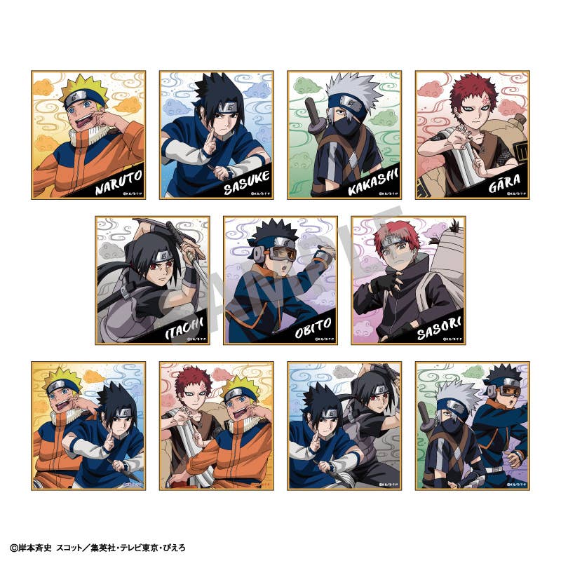 Naruto Shippuden: Trading Mini Shikishi Boyhood 1Box 11pcs | HLJ.com