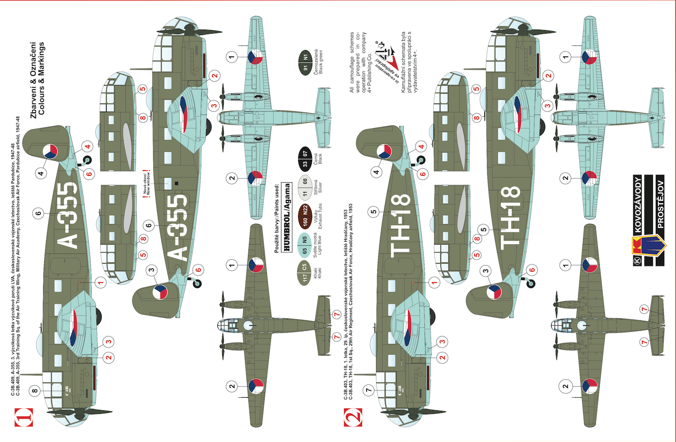 Special Hobby 100-SH48217 - 1:48 Aero C-3B Czechoslovak