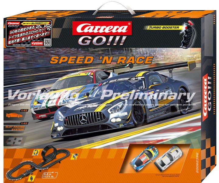 Carrera GO!!! Speed & Race (1/43 Slot Car 2pcs) 