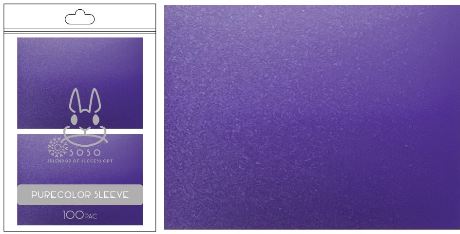 SOSO Pure Color Sleeve sinonome Purple