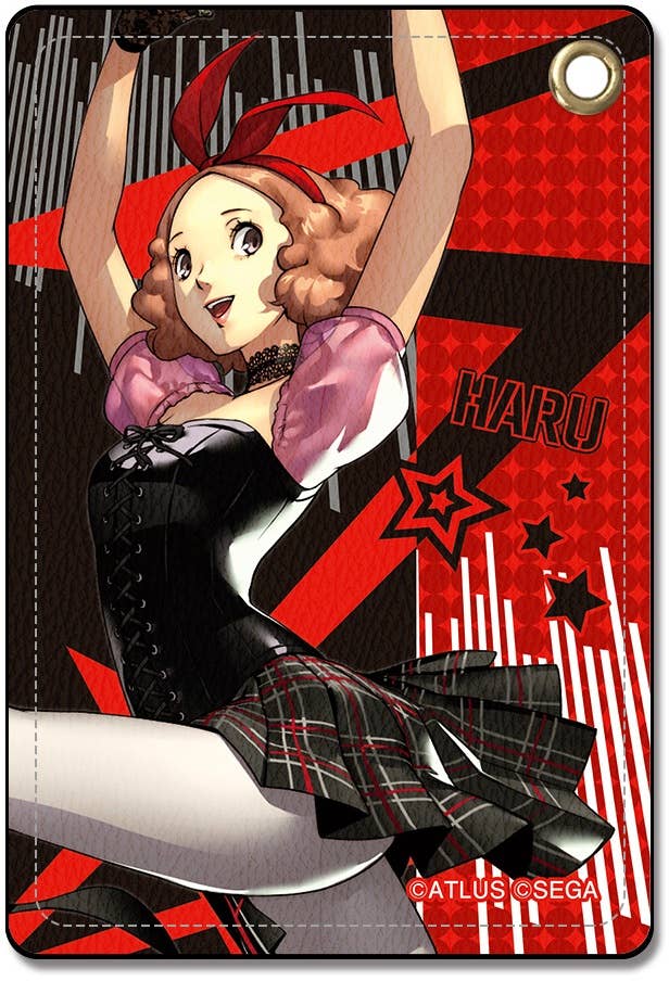 Persona 5: Dancing Star Night Leather Pass Case Design 08