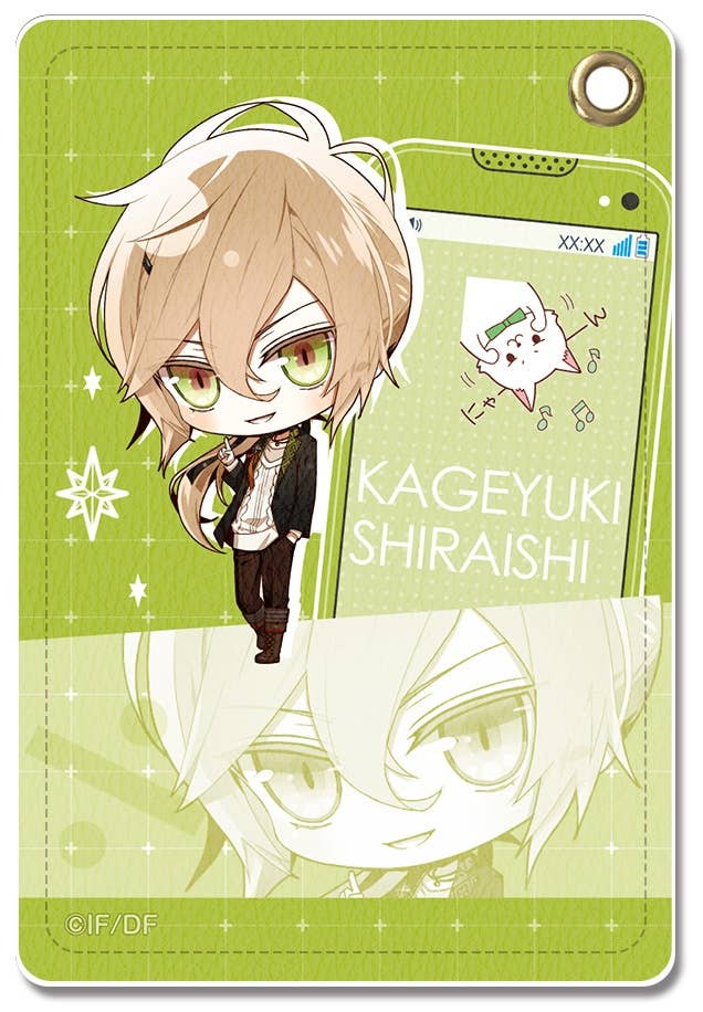 Collar x Malice -Unlimited- Leather Pass Case Design 06 (Kageyuki