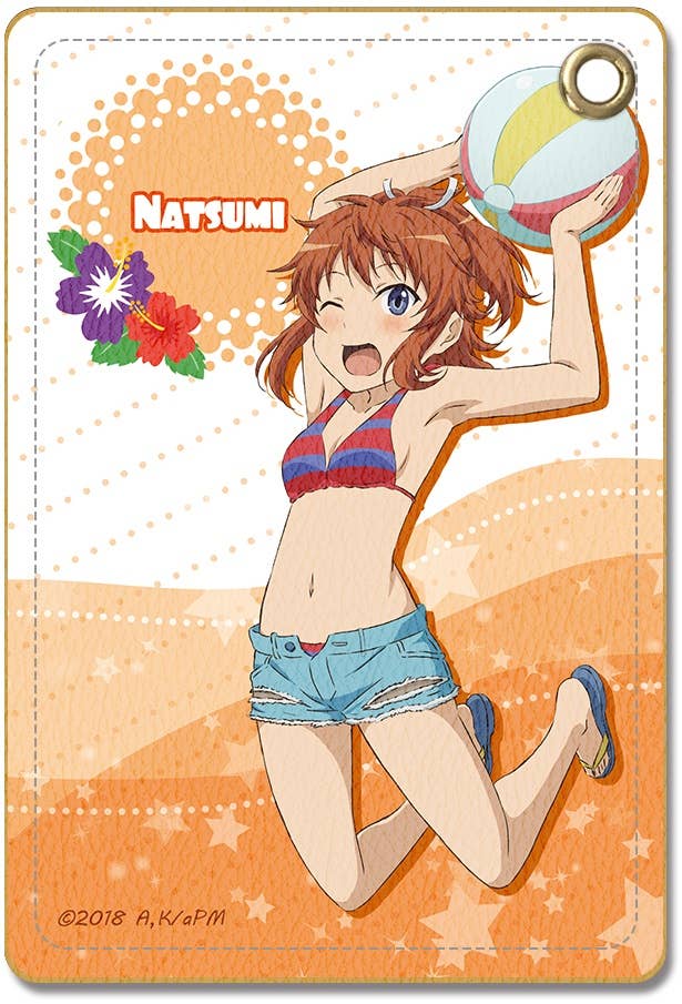 Non Non Biyori Vacation: Leather Pass Case Design 05 (Natsumi