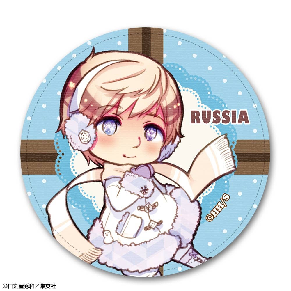 Hetalia: World Stars: Leather Badge Ver.2 Design 07 (Russia) | HLJ.com