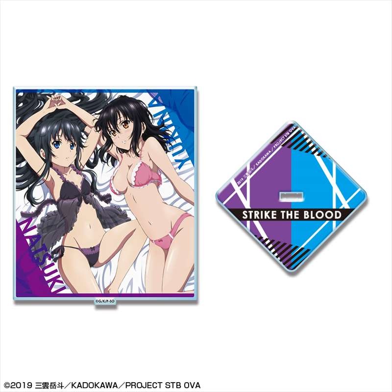 [Strike the Blood] Acrylic Stand (Yukina & Asagi & Sayaka/School