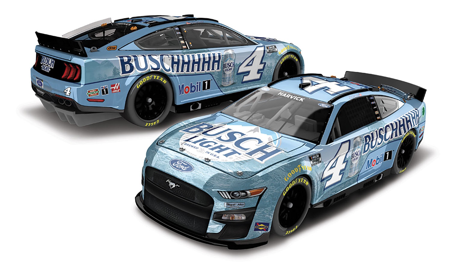 Kevin Harvick 4 Busch Light Ford Mustang NASCAR 2022 Next Generation