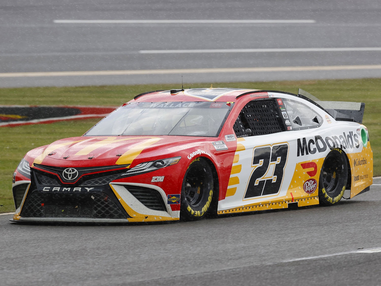Bubba Wallace 23 McDonald's TOYOTA Camry NASCAR 2021 Talladega