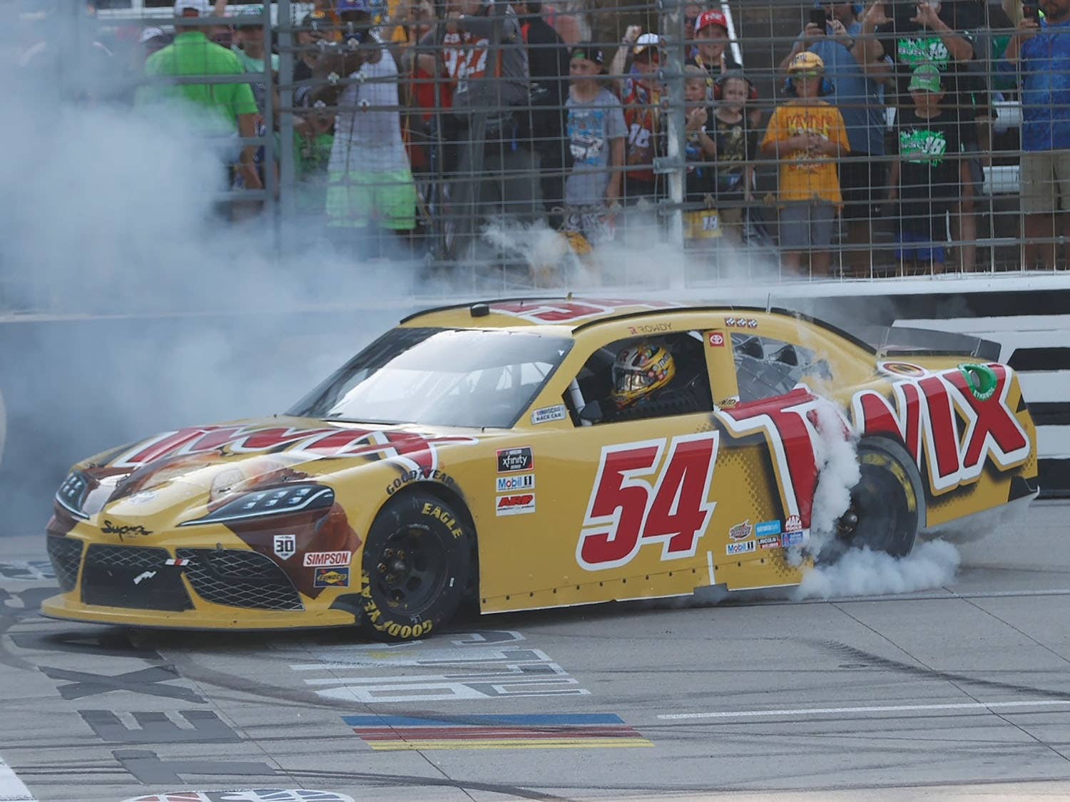 Kyle Busch 54 TWIX TOYOTA Supra NASCAR Xfinity Series 2021 Texas