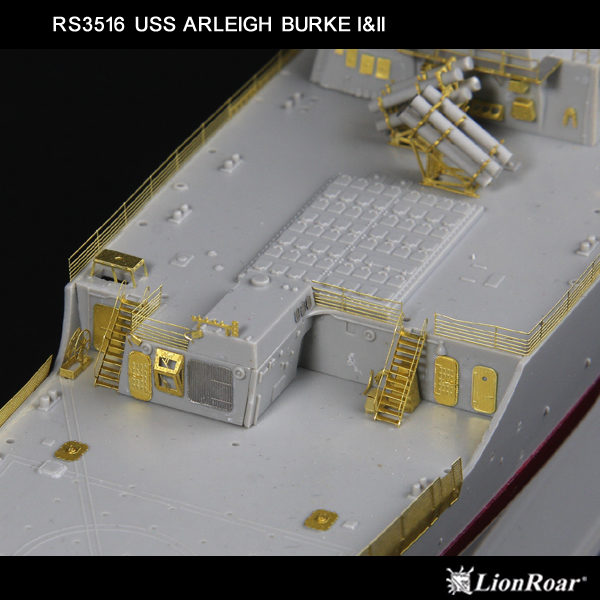 LionRoar Photo-etched details 1/350 USS ARLEIGH BURKE I&II