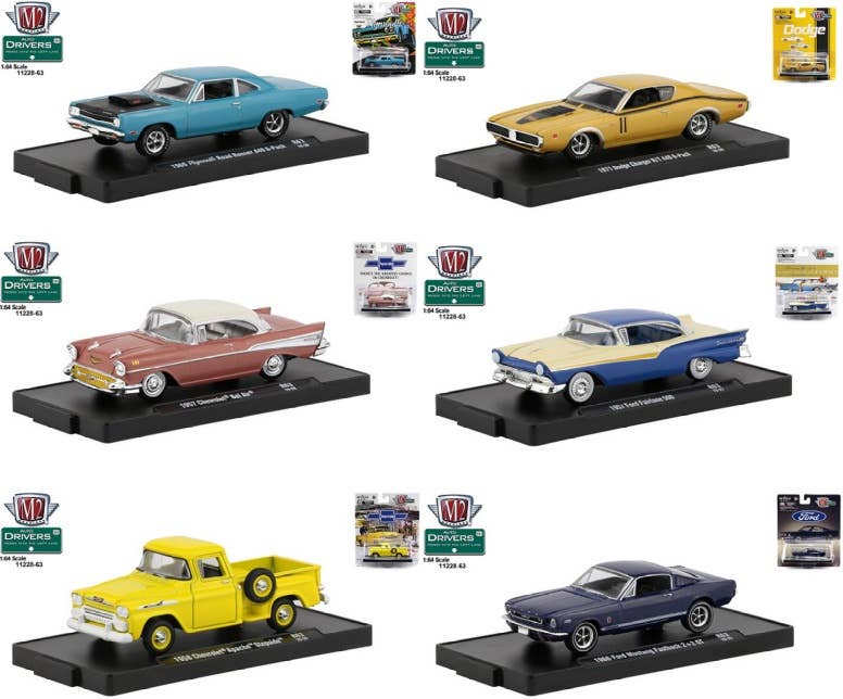 【USミニカー 】M2 Machines 1/64 AUTO-Drivers M2 Machines Auto-Drivers 1:64 R123 1969 Pontiac GTO CHASE | eBay