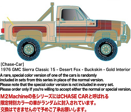 M2 Machines 1976 GMC Sierra Classic 15 Desert Fox Buckskin