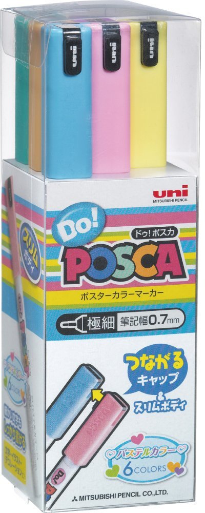 Do! POSCA Pastel Color 6 Color Set