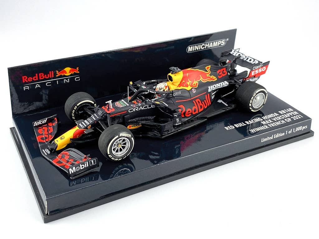 Red Bull Racing Honda RB16B Max Verstappen France GP 2021 Winner
