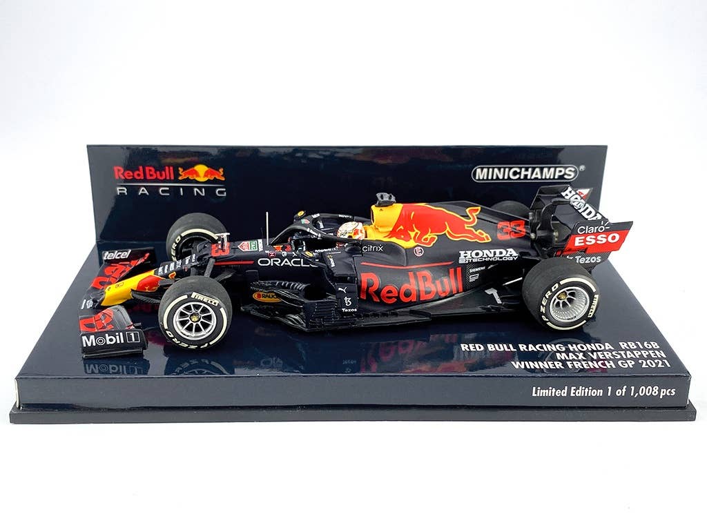 Red Bull Racing Honda RB16B Max Verstappen France GP 2021 Winner