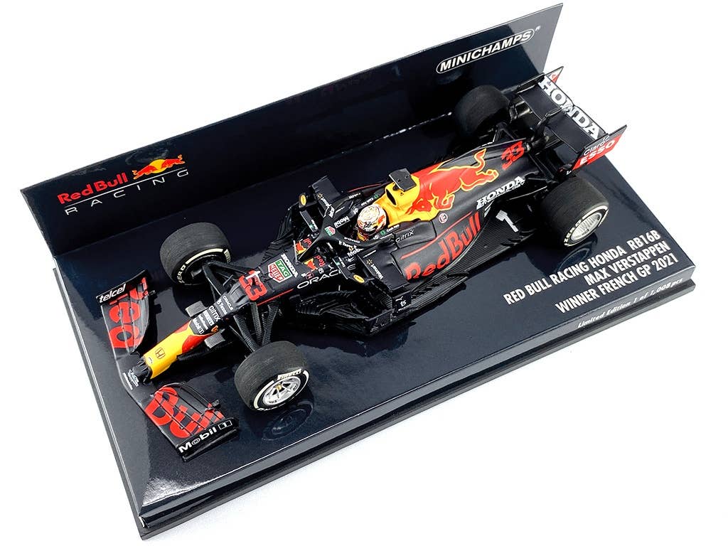 Red Bull Racing Honda RB16B Max Verstappen France GP 2021 Winner