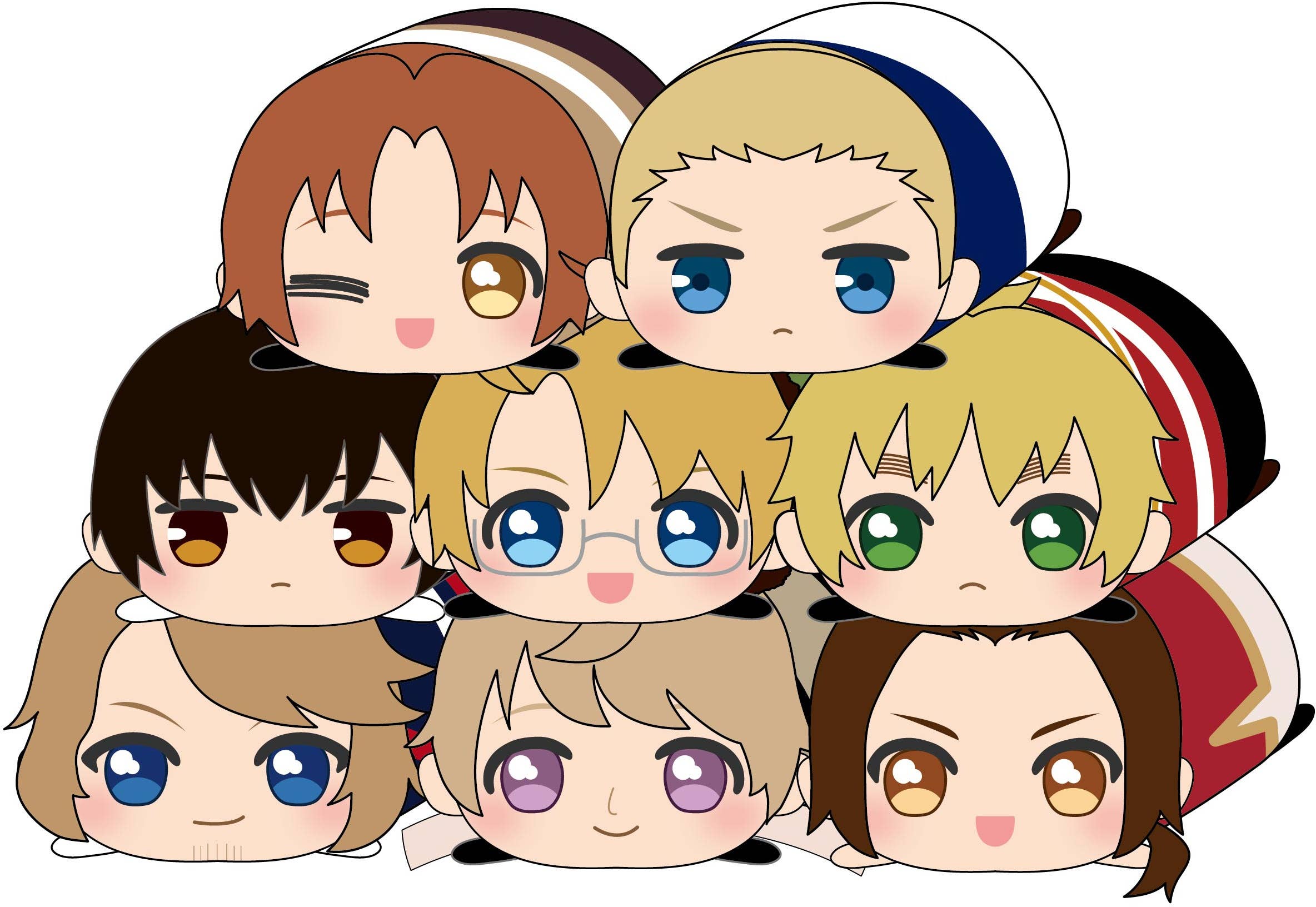Hetalia World Stars: Gororin Mascot: 1 Box (8pcs) | HLJ.com