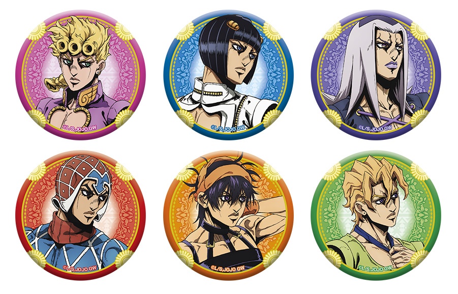 TV Anime JoJo's Bizarre Adventure: Golden Wind: AGF2019 Newly Drawn Can Badge Collection (Bucciarati Team Ver.) 1Box 6pcs TV Anime JoJo's Bizarre Adventure: Golden Wind: AGF2019 Newly Drawn Can Badge Collection (Bucciarati Team Ver.) 1Box 6pcs