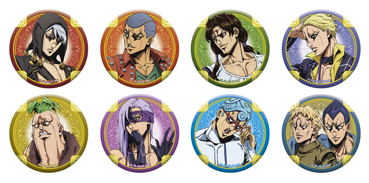 TV Anime JoJo's Bizarre Adventure: Golden Wind: AGF2019 Newly Drawn Can Badge Collection (Assassin Team Ver.) 1Box 8pcs TV Anime JoJo's Bizarre Adventure: Golden Wind: AGF2019 Newly Drawn Can Badge Collection (Assassin Team Ver.) 1Box 8pcs