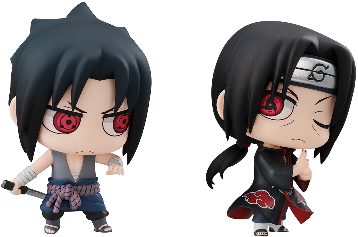 New CHIMI MEGA BUDDY SERIES SASUKE UCHIHA & ITACHI BROTHERS DUEL SET US Seller 