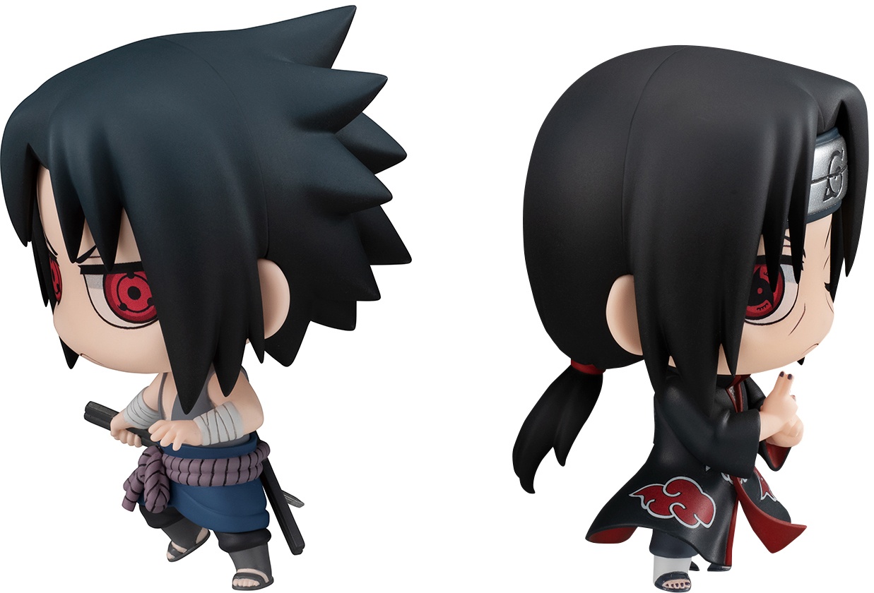 SASUKE UCHIHA & ITACHI BROTHERS DUEL SET US Seller New CHIMI MEGA BUDDY SERIES 