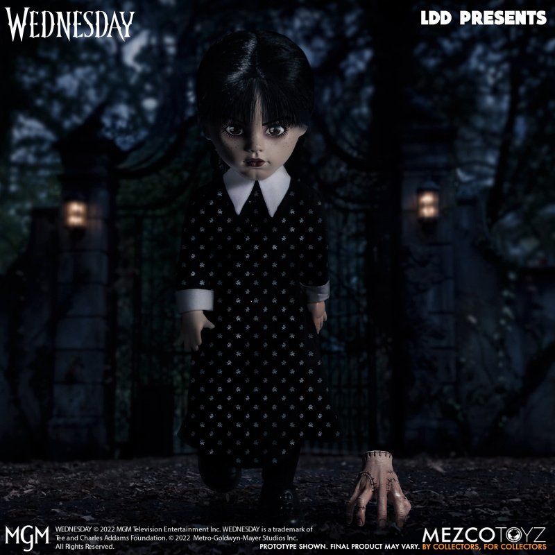 Living Dead Dolls / Netflix Wednesday: Wednesday Addams with Hand | HLJ.com