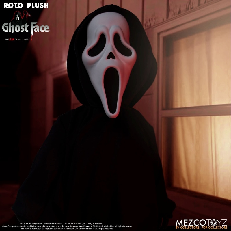 ghost face roto plush doll