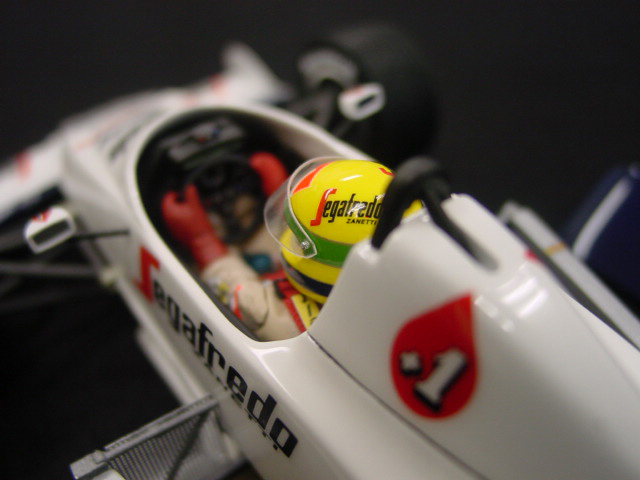 Toleman TG184 Hart Turbo F1 GP USA East Detroit 1984 - scale