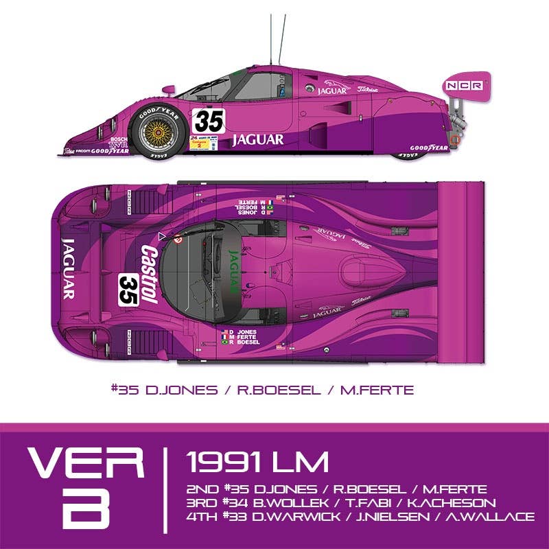 Full Detail Kit: Jaguar XJR-12 Ver.B 1991 LM 24hours | HLJ.com