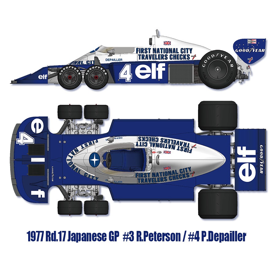 Full Detail Kit: Tyrrell P34 1977 Ver.B | HLJ.com