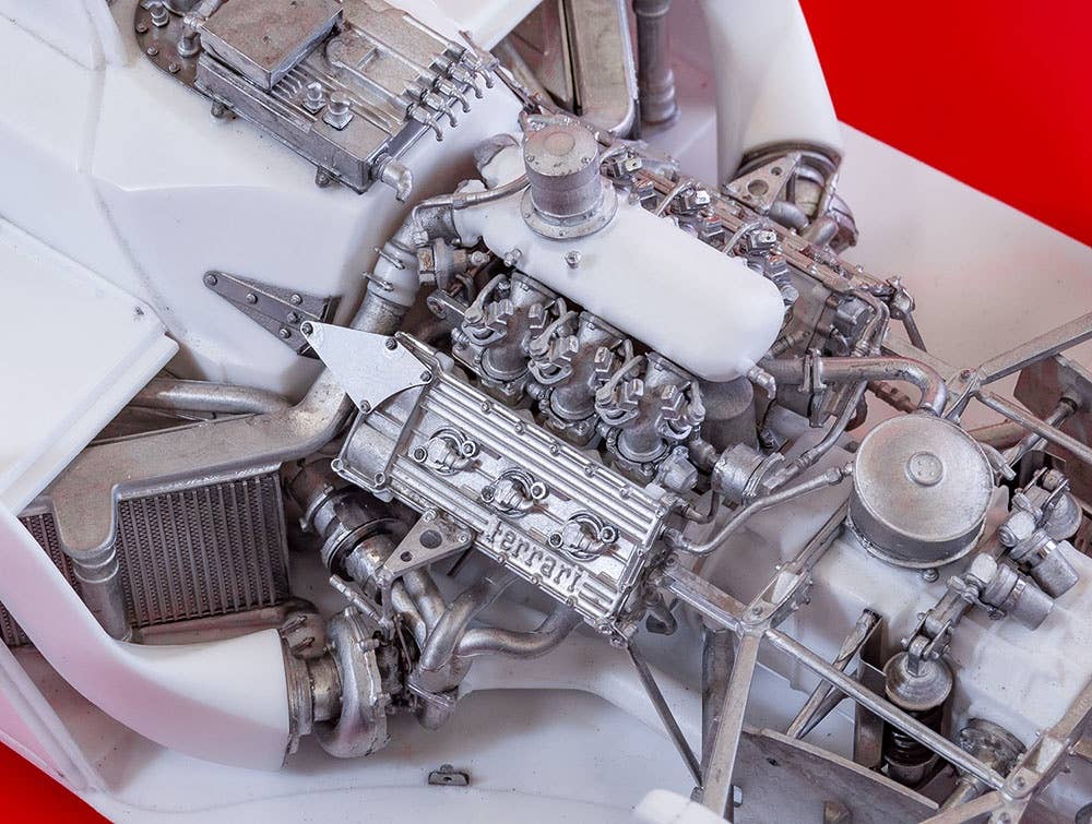 Ferrari F187/88C Ver.C 1988 Rd.12 Italian GP #27 M.Alboreto / #28 G ...