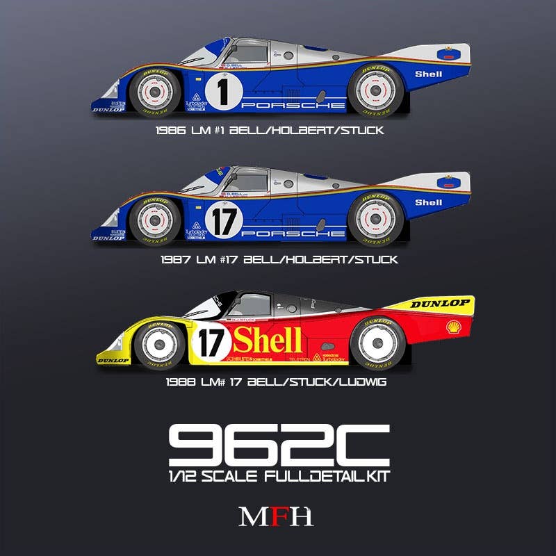 Miniature Universal Hobbies Porsche 962 C N°17, Le Mans 1988, échelle 1/18, Occasion