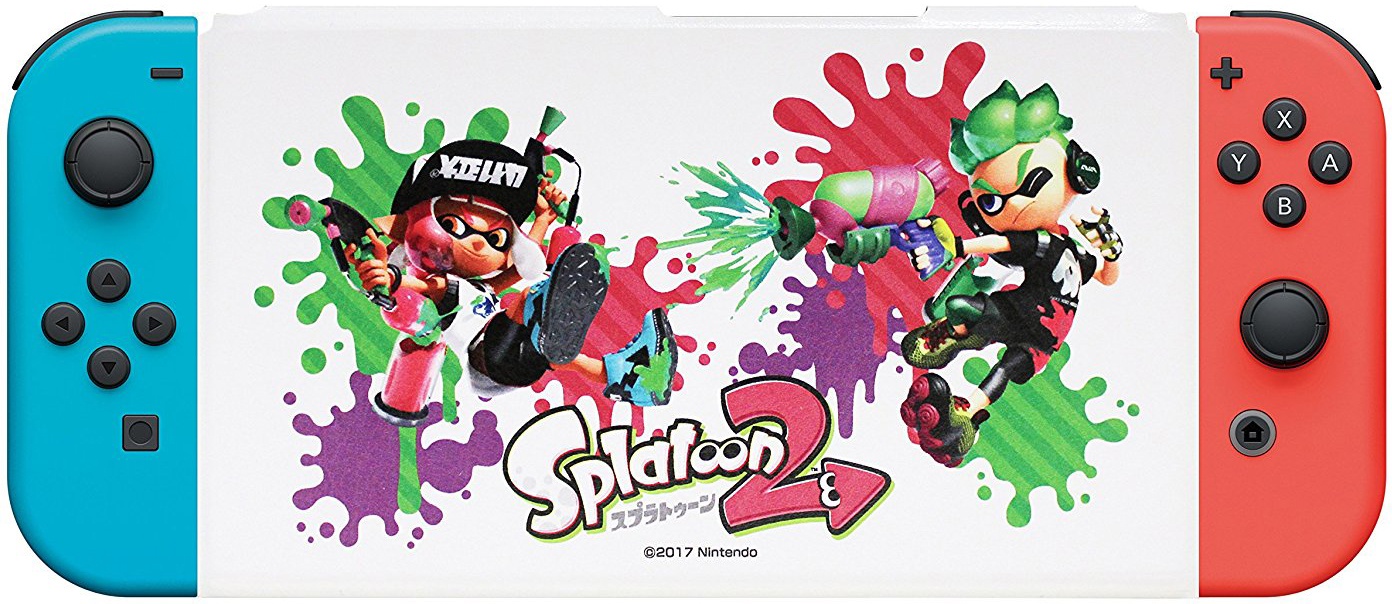Nintendo Switch: Cover with Stand Splatoon 2: Inkling Boy & Inkling Girl