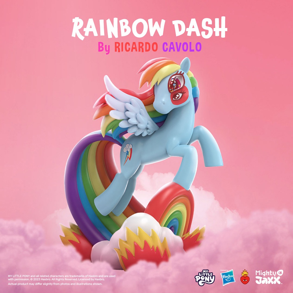 My Little Pony Rainbow Dash 9 Vinyl Art Figure