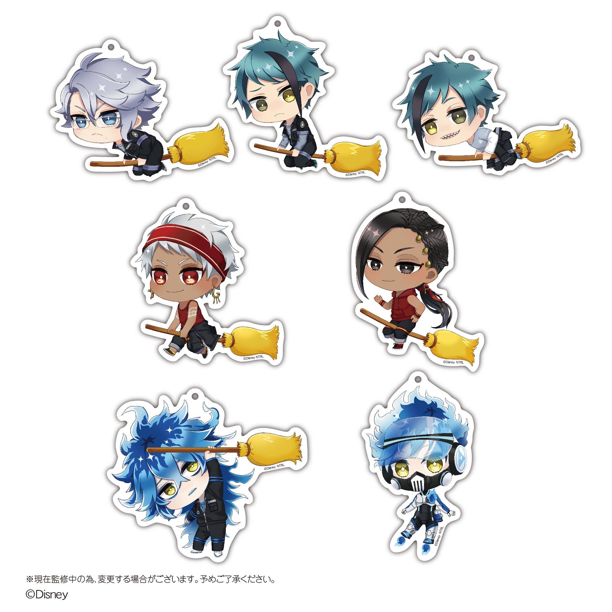 Twisted-Wonderland Flight Acrylic Die-cut Keychain Vol.2 1Box
