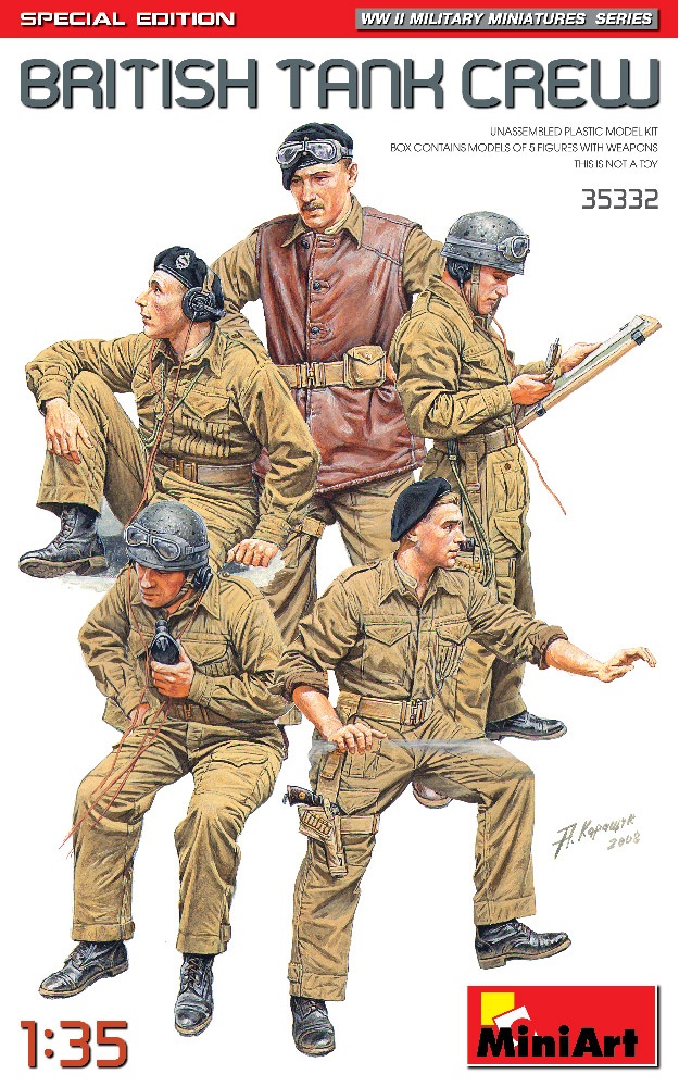 1/35 Special Edition with 5 British Tank Crew (with Weapons and Equipment)