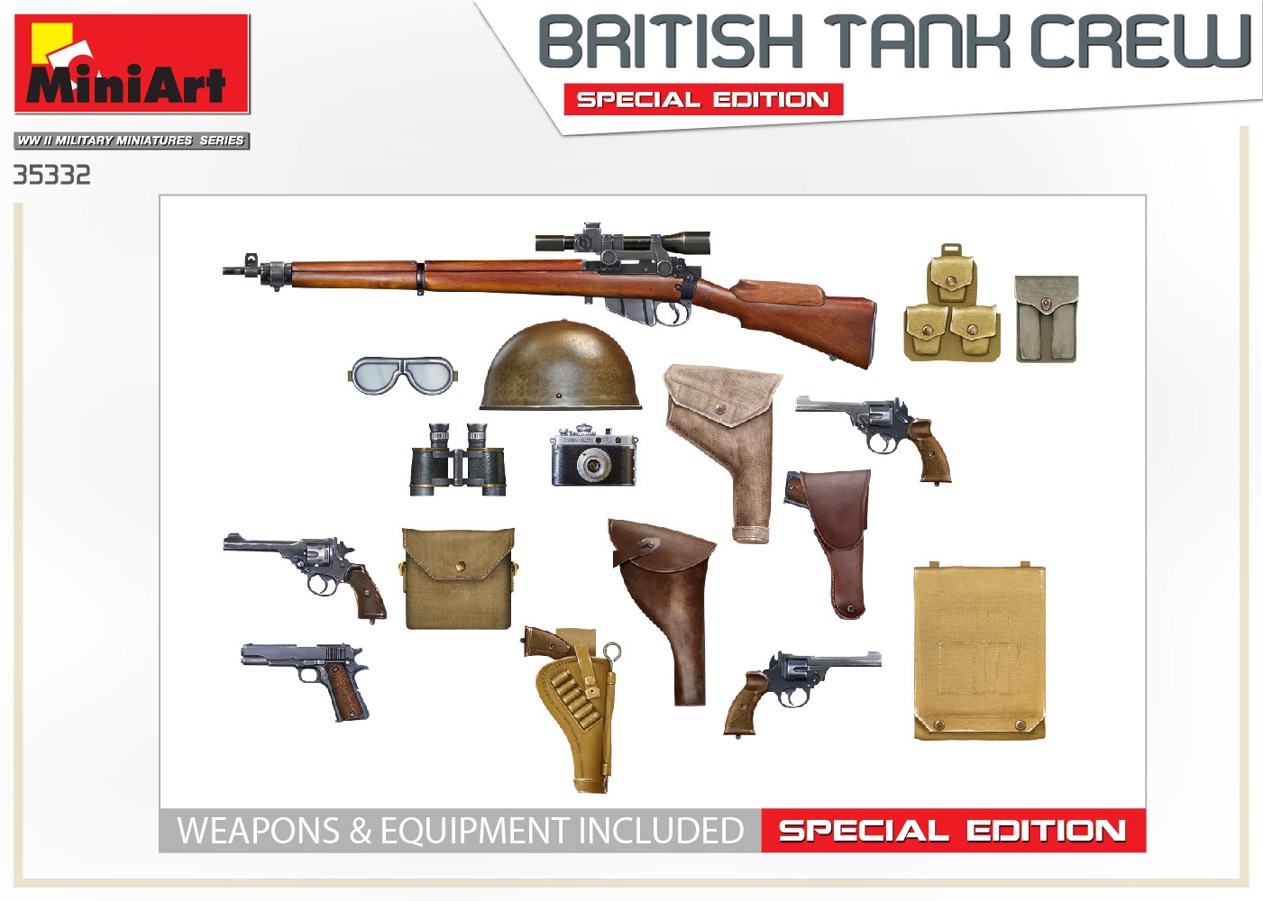 1/35 Special Edition with 5 British Tank Crew (with Weapons and Equipment)