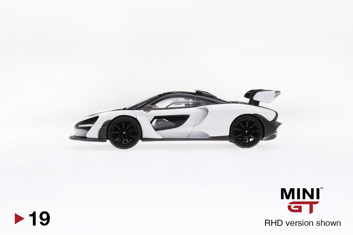 MINI GT McLaren Senna White (Right Handle) | HLJ.com